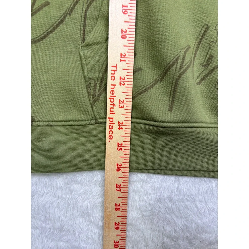 Air Jordan Flight Jumpman Hoodie Mens M Olive Green AOP Nike Street Basketball